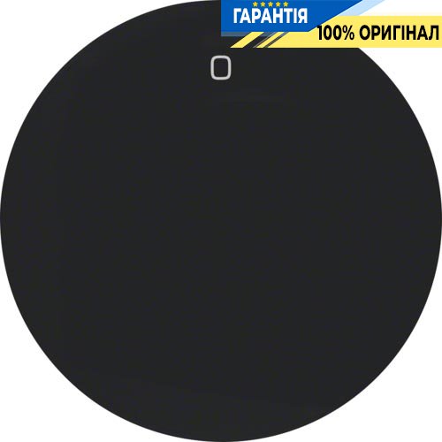 Клавіша 1-а, з відбитком «0», чорний (глянсовий), R.1, R.3, Berker 16222045