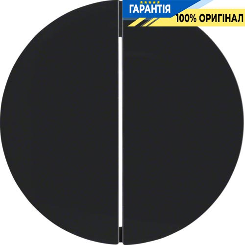 Клавиша 2-я, чёрный (глянцевый), R.1, R.3, Berker 16232045