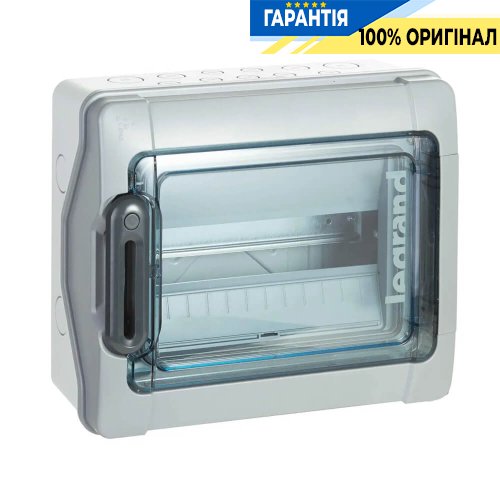 Щит Plexo Legrand с шинами PE, N на 12 модулей 601981