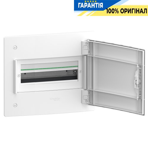 Щит распределительный врезной Schneider Electric PrismaSeT XS, 1 ряд, 18 модулей, белые двери, LVSXN118