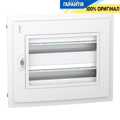 Розподільний щит врізний, 2 ряди по 24 модулі, прозорі двері, PrismaSeT XS, SE LVSXP224
