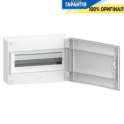 Щит розподільний навісний, 18 модулів, 1 ряд, білі двері, PrismaSeT XS, Schneider Electric LVSXQ118