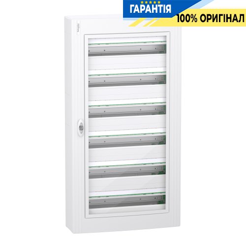 Навісний розподільчий щит з прозорими дверима, 6 рядів 24 модуля, PrismaSeT XS, Schneider Electric LVSXR624