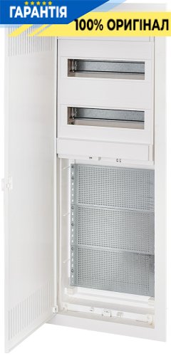 Щит металопластиковий ECG 70 COMBO3/2-I IP40 (24+4мод, 2ряд., 3м.п., перф.метал.дверця) ETI 1100224