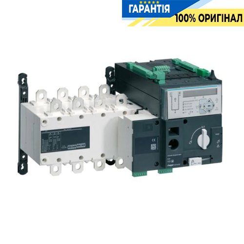Переключатель АВР I-0-II 4 полюса 1600А Hager HIC492E с мотоприводом и контроллером