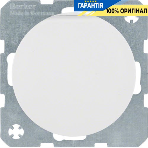 Розетка с заземляющим контактом, крышкою, с защитой от детей, 16А/250В, полярная белизна (глянцевый), R.1, R.3, Berker 47512089