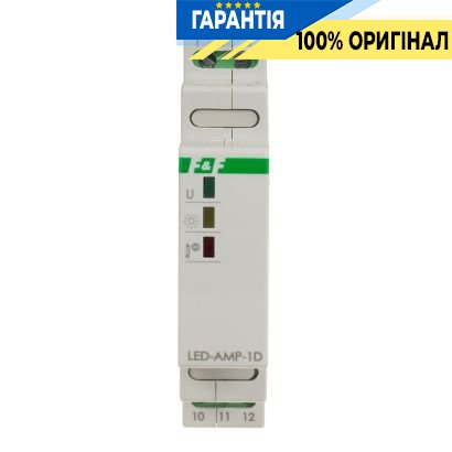 Підсилювач сигналу живлення F&F LED-AMP-1D для світлодіодного освітлення, монтаж на DIN-рейку