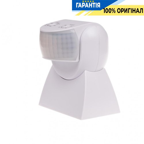 Датчик руху F&F DR-04W накладний 160°/45°, 230В 5А, IP65, білий