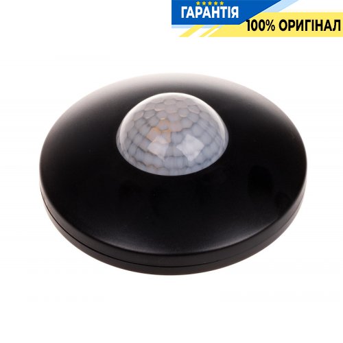 Датчик руху ІЧ накладний DR-06B F&F 360° 230В 16А IP40 чорний