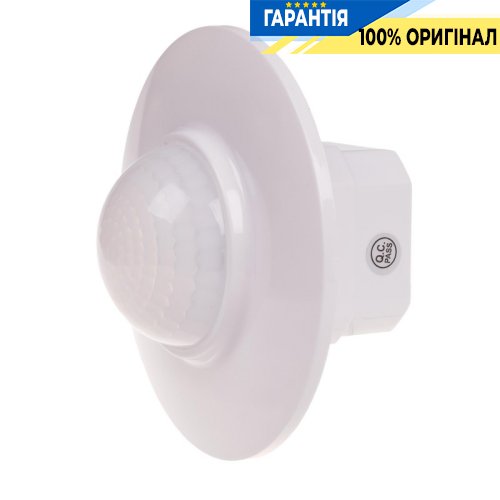 Датчик движения F&F DR-08 встраиваемый 360° 230В 1,5А IP20 белый