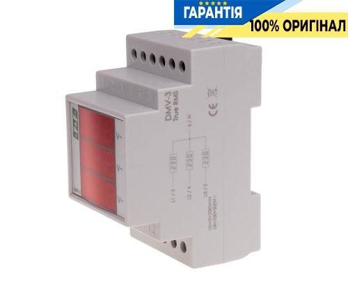 Вольтметр True RMS F&F DMV-3RMS с точным измерением переменного напряжения