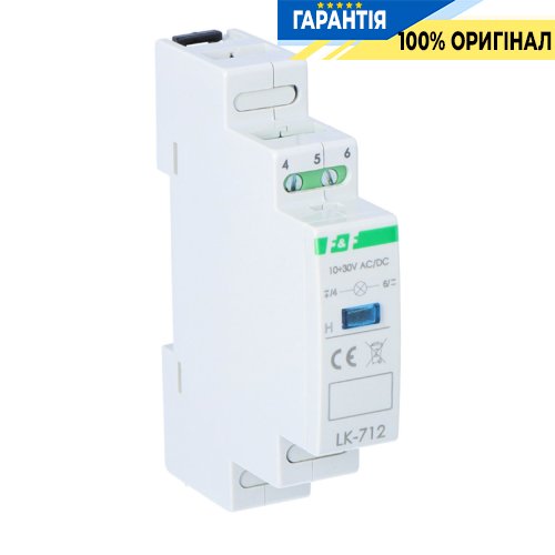 Индикатор напряжения F&F LK-712B-10-30V, синий LED, 10-30 В