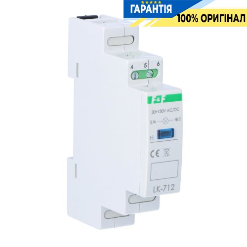 Индикатор напряжения F&F LK-712B-30-130V, синий LED, 130 В, артикул LK-712B-30-130V