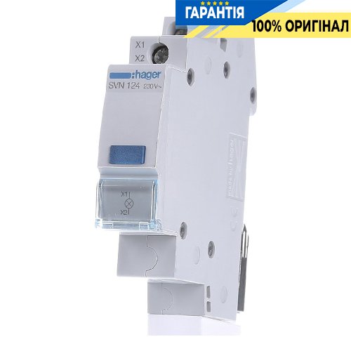 Индикатор светодиодный LED 230V синий для DIN-рейки Hager SVN124