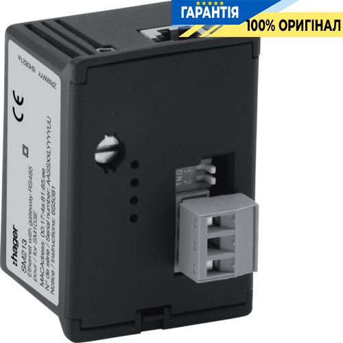 Модуль Ethernet Jbus/Modbus для SM103E Hager SM213, интерфейс связи для автоматизации систем