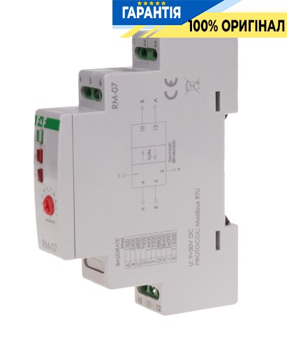 Повторитель разветвителя сети F&F RM-07 с интерфейсом RS-485, артикул RM-07