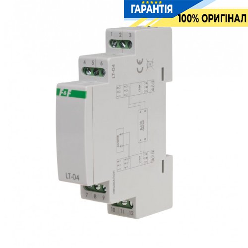 Модуль терминации LT-04 для сети MODBUS RTU, бренд F&F, артикул LT-04