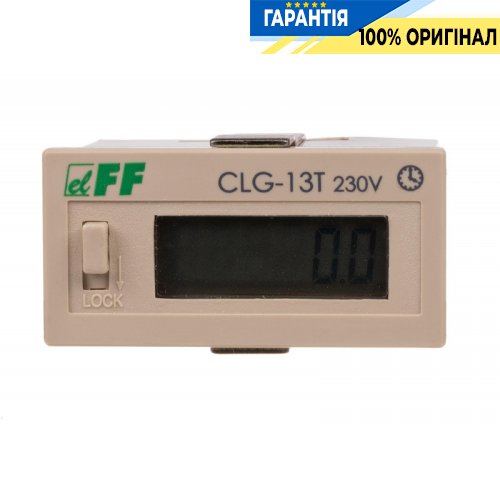 Счетчик времени щитовой CLG-13T 230В F&F, код поставщика CLG-13T