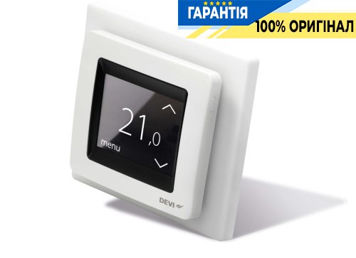 Терморегулятор DEVI DEVIreg Touch 140F1064 сенсорний багатофункціональний, білий