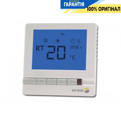 Терморегулятор з дисплеєм DEVI Veria Control T45 +5…+45°C 189B4060