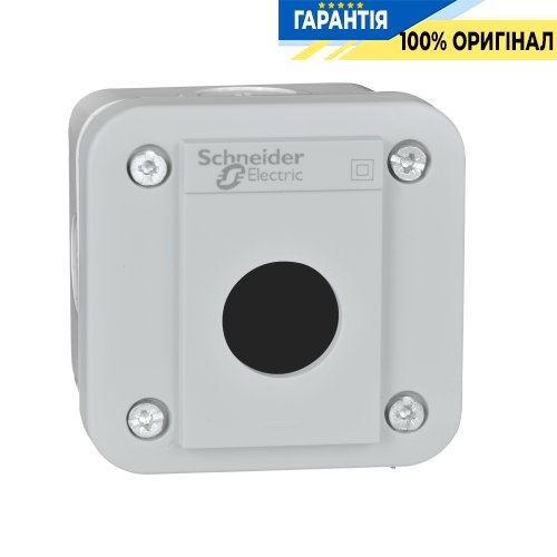Пустой светло-серый кнопочный пост Schneider Electric Harmony XALE, 1 отверстие, артикул XALE1