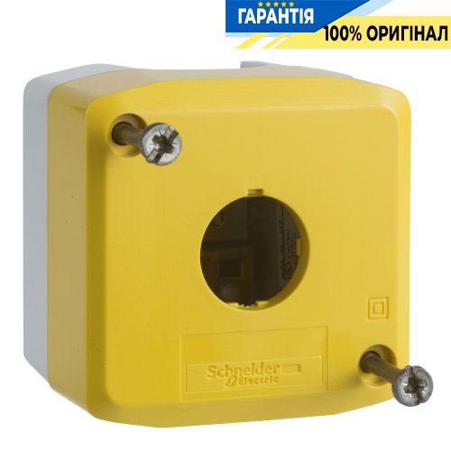 Пустой желтый кнопочный пост, 1 отверстие, серия Harmony XALK Schneider Electric XALK01
