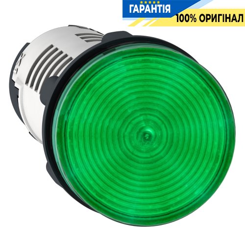 Сигнальная лампа Schneider Electric Harmony XB7, моноблочная, 22 мм, зелёная, 230 В, XB7EV03MP