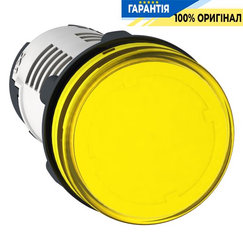 Сигнальна лампа Schneider Electric Harmony XB7, моноблочна, 22 мм, жовта, пластик, світлодіод, 24 В XB7EV05BP