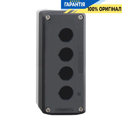 Порожній сірий кнопковий пост на 4 отвори Harmony XALD Schneider Electric XALD04