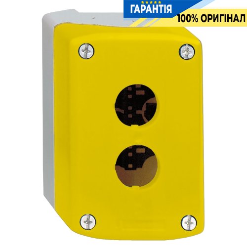 Порожній жовтий кнопковий пост Schneider Electric Harmony XALK, 2 отвори, код XALK02