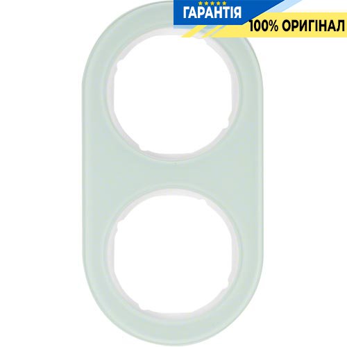 Рамка 2-я стекло/полярная белизна, R.Classic, Berker 10122009