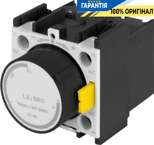 Приставка контактна з затримкою відключення e.pro.ukc.ut.off30 0,1–30 сек 1NO+1NC E.NEXT i0140019