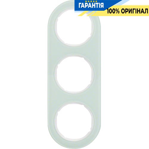 Рамка 3-я стекло/полярная белизна, R.Classic, Berker 10132009