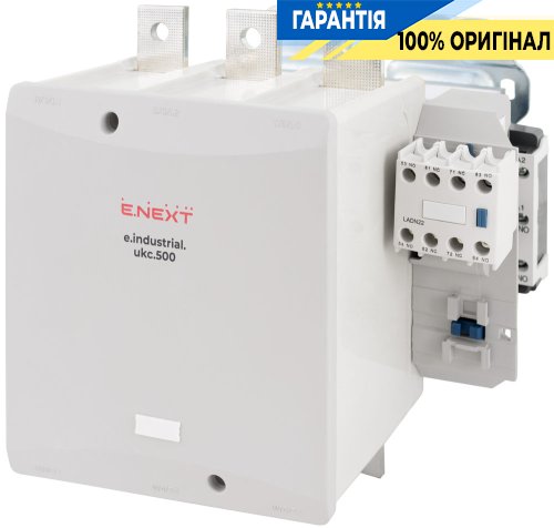 Контактор E.NEXT e.industrial.ukc.500.400, 500А, 400В, 1NO, i.0090068