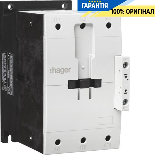 Контактор корпусний 3P 170А AC-3 230В AC Hager EV170C