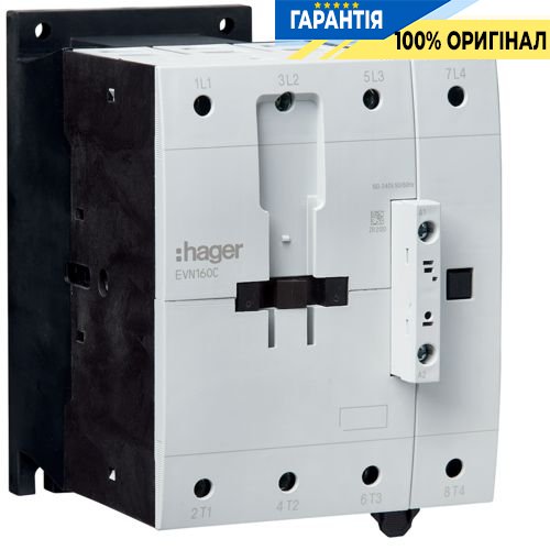 Контактор корпусный 4-полюсный 160А 230В AC-1 Hager EVN160C