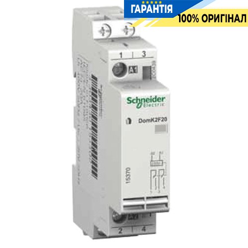 Контактор модульний Schneider Electric СТ 15370, 20 А, 2 Н.О «Домовий»