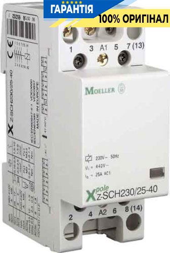 Контактор модульный Eaton Z-SCH 248849 25А 2Н.О+2Н.З катушка 230В