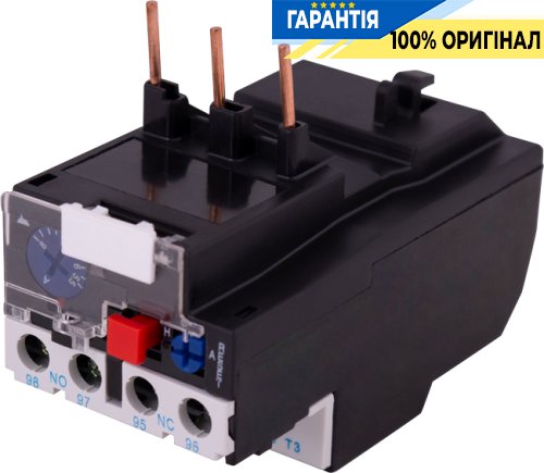 Тепловое реле E.NEXT e.pro.ukh.1.4,0.1-2, диапазон 2,5-4,0А, габарит реле 1, контакты 1-2, p058009
