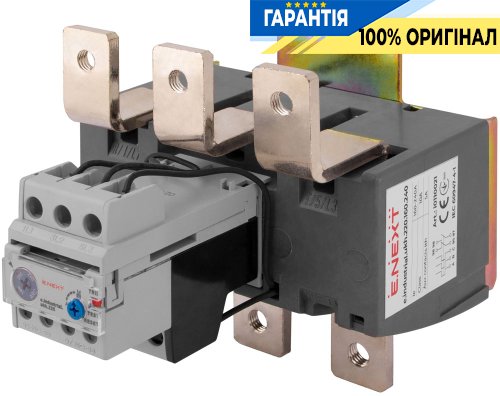 Тепловое реле E.NEXT e.industrial.ukh.220.160.240, номинальный ток 220А, диапазон регулировки 160-240А, артикул i0110021