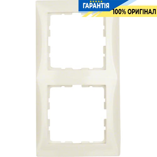 Рамка 2-а Berker «S.1», колір «Білий», 10128982