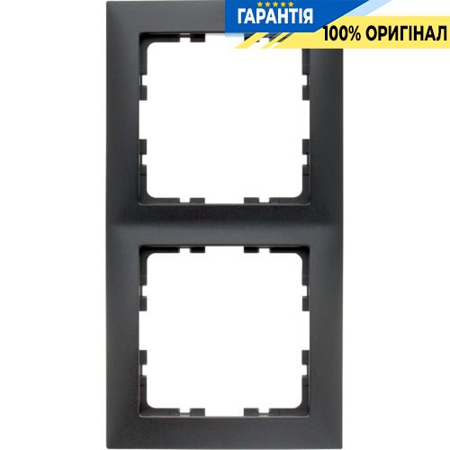 Рамка 2-а Berker «S.1», колір «антрацит», 10129949