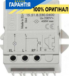 Імпульсне реле диммер 400Вт 230В AC Finder 155182300400 для керування освітленням