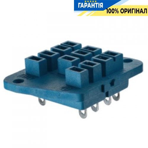 Гніздо ПМ для реле серії 62 Finder 9233SMA, монтаж на DIN-рейку