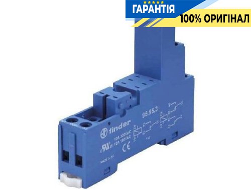 Гніздо для реле серії 40.31 та модуля 99.80 Finder 95933SPA, надійне з’єднання для електросхем