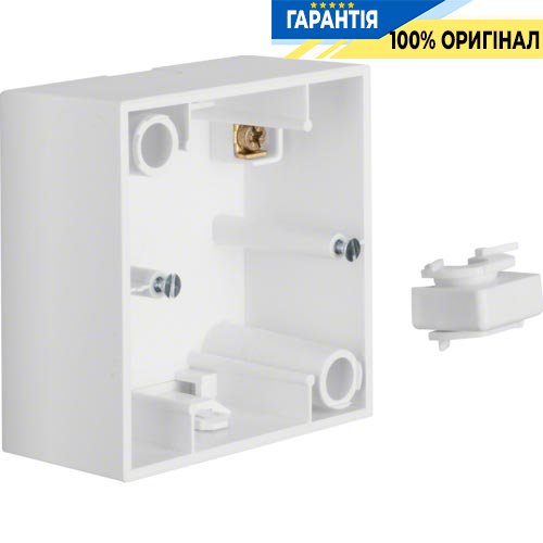 Коробка для зовнішнього монтажу 1-а, полярно-біла матова S.1, Berker 10419909