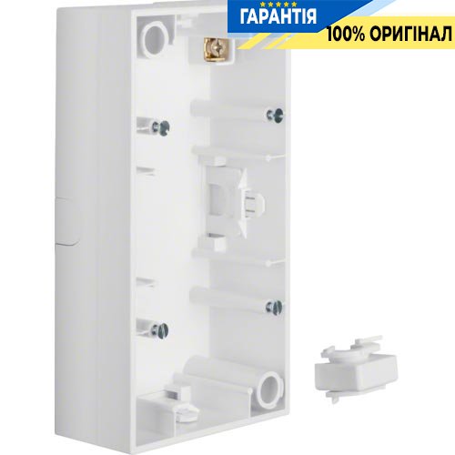 Коробка для зовнішнього монтажу 2-а, пол. біла, Berker S.1 10428989