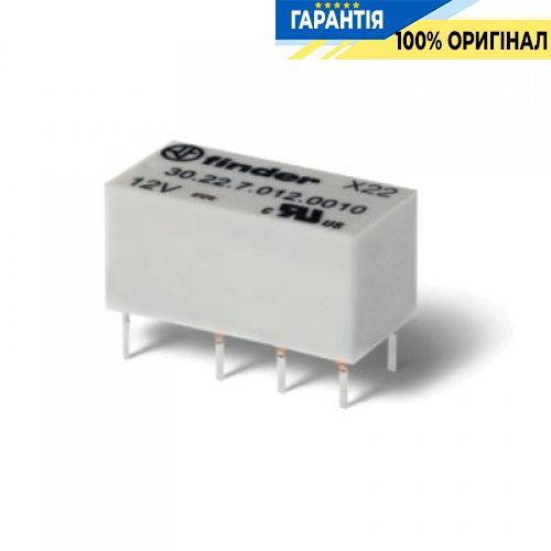 Реле субминиатюрное ПМ 2ПК 12VDC Finder 302270120010 для электросхем