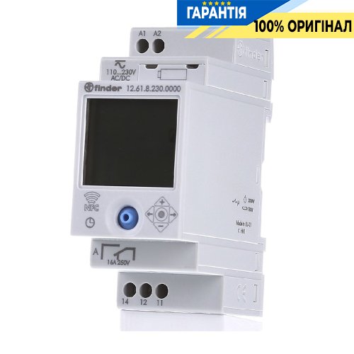 Цифровое недельное реле времени 1ПК 16А 230В NFC Finder 12.61.8.230.0000