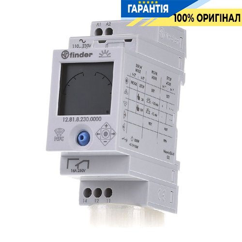 Цифровое астрономическое реле времени Finder 12.81.8.230.0000 1ПК 16А 230В NFC